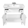 Тумба Беатріче 80 см З Умивальником Нью Класік Біла Патина Хром, изображение 4