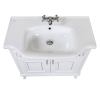 Тумба Беатріче 80 см З Умивальником Нью Класік Біла Патина Хром, изображение 5