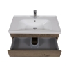 Тумба Вінтаж консольная 100 см з умивальником Frame (Аліканте), изображение 5