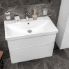 Тумба Еліт консольна 100 см з умивальником Еліт (Білий мат), изображение 10