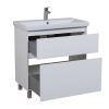 Тумба Elite підлогова 80 см з умивальником Elite (Білий мат), зображення 2