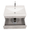 Тумба Вінтаж консольна 60 см з умивальником Elite (Бетон), изображение 5