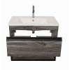 Тумба Лофт Айрон дуб морас 85 см з умивальником Arte консольна, изображение 4