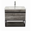Тумба Лофт Айрон дуб морас 65 см з умивальником Arte консольна, изображение 2