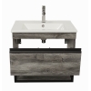Тумба Лофт Айрон дуб морас 65 см з умивальником Arte консольна, изображение 4