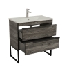 Тумба ЛофтНео дуб морас 85 см з умивальником Arte, изображение 2