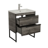 Тумба ЛофтНео дуб морас 65 см з умивальником Arte, изображение 2
