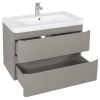 Меблі Акцент ЛЮКС (STONE-GREY-MATT) з умивальником Ваr 75 см (консольні), изображение 2