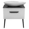 Тумба Сiєна білий мат зі стільницею 70 см та умив. Olive 74 см, изображение 3