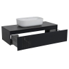 Тумба Манхеттен Антрацит матовий зі стільницею 120 см та умивальником Aqua 60 см, изображение 2