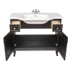 Тумба Беатріче 100 см З Умивальником Нью Класік Чорна Патина Хром (позиція &amp;quot;під замволення&amp;quot;), зображення 3