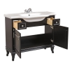 Тумба Беатріче 100 см З Умивальником Нью Класік Чорна Патина Хром (позиція &amp;quot;під замволення&amp;quot;), зображення 4