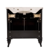 Тумба Беатріче 80 см З Умивальником Нью Класік Чорна Патина Золото (позиція &amp;quot;під замволення&amp;quot;), зображення 5