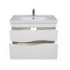 Тумба Альфа консольна 80 см з умивальником Frame, изображение 4