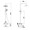 Душевая система GIRONA 01 CHROME, изображение 2