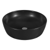 умивальник One 46 см чорний, матовий (коло), изображение 3