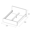 Ліжко TESSA 1600 без ламелі  (1-3), изображение 4