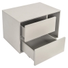 LINEA Тумба приліжкова "STONE-GREY-MATT" ліва, изображение 2