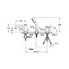 Змішувач на борт ванни на 3 отвори Grohe BauClassic (2511800A), зображення 2