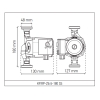Рециркуляційний насос Koer KP.RP-25/6-180 SS (з гайками) (KP2795), изображение 4