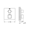 Термостат прихованого монтажу на 2 споживача Grohe Grohtherm Cube (24154000), зображення 5