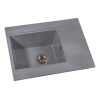 Кухонная мойка BODRUM 650 gray Miraggio, изображение 3