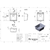 Кухонная мойка LAGOON 420 terra Miraggio, изображение 2