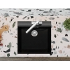 Кухонная мойка LAGOON 540 black shine Miraggio, изображение 5