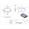 Умывальник MARES 600 MIRASOFT Miraggio, изображение 2