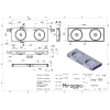 Умывальник LOOP 1200-2 MIRASOFT Miraggio, изображение 2
