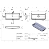 Умывальник OCEAN 900 Miraggio, изображение 2