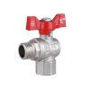 Кран шаровой Thermo Alliance Forte 1/2" ВН для воды угловой (бабочка) SF267W15 купить в САНН Одесса