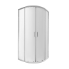 Душевая кабина Qtap Taurus CRM1011AC6 100х100 см, стекло Clear 6 мм покрытие CalcLess, без поддона купить в САНН Одесса