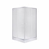 Набор Lidz душевая кабина Wawel SC80x80.SAT.LOW.FR, стекло Frost 4 мм + поддон Mazur купить в САНН Одесса