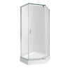 Набор Qtap душевая кабина Scorpio CRM10995-AC6 Clear 2120x900x900 мм + поддон Diamond 309912 90x90x12 см с сифоном купить в САНН Одесса