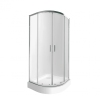 Набор Qtap душевая кабина Taurus CRM1011AC6 Clear 2020x1000x1000 мм + поддон Robin 301112 100x100x12 см с сифоном купить в САНН Одесса