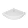 Lidz Душевой поддон KAPIELKA ST80x80x14 низкий, полукруглый,  диаметр слива 52 мм купить в САНН Одесса