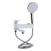 Смеситель для ванны Qtap Jay с поворотным изливом (c душевым гарнитуром) QTJAY260CRW45554 Chrome/White купить в САНН Одесса
