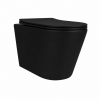 Унитаз подвесной Qtap Scorpio Ultra Quiet с сиденьем с сиденьем Soft-Close MATT BLACK QT14332380AMB купить в САНН Одесса