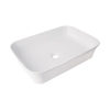 Раковина накладная Qtap Virgo N прямоугольная без донного клапана WHITE QT18116308W купить в САНН Одесса