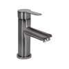 Смеситель для раковины Brinex Pure 001F низкий  Gunmetal Black BRIPUR001FGRP купить в САНН Одесса