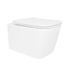 Унитаз подвесной Qtap Crow Ultra Quiet безободковый с сиденьем Soft-close QT05335170W купить в САНН Одесса