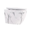Унитаз подвесной Robin Ultra Quiet 490×365×325 мм, Marble, с сиденьем Slim Duroplast / Soft-close / Quick Release QT13332381АSMR Qtap купить в САНН Одесса
