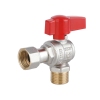 Кран шаровой Thermo Alliance Standart 1/2"ВН угловой, PN40, с накидной гайкой TAS224W15 купить в САНН Одесса