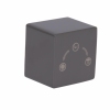 Ручка Qtap (25,8x32x32) для душевой системы на три потребителя Gemini Gunmetal Black PVD QTGEM258323250065 купить в САНН Одесса