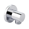 Акционный набор Qtap 1+1=3: Подключение для шланга Spojeni Chrome, округлое QTCRMB030 купить в САНН Одесса
