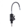 Проточный кран-водонагреватель с гибким изливом для кухни Lidz Warm 064 LDWAR064GRE49094 Black/Grey купить в САНН Одесса