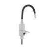 Проточный кран-водонагреватель с гибким изливом для кухни Lidz Warm 065 LDWAR065BLA49095 White/Black купить в САНН Одесса