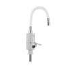 Проточный кран-водонагреватель с гибким изливом для кухни Lidz Warm 065 LDWAR065WHI49097 White/White купить в САНН Одесса