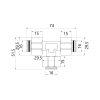 Тройник обжимной Thermo Alliance Standart 20 SD158W202020 купить в САНН Одесса, изображение 2